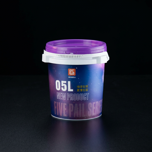 5L 意式模内贴塑料涂料桶主图