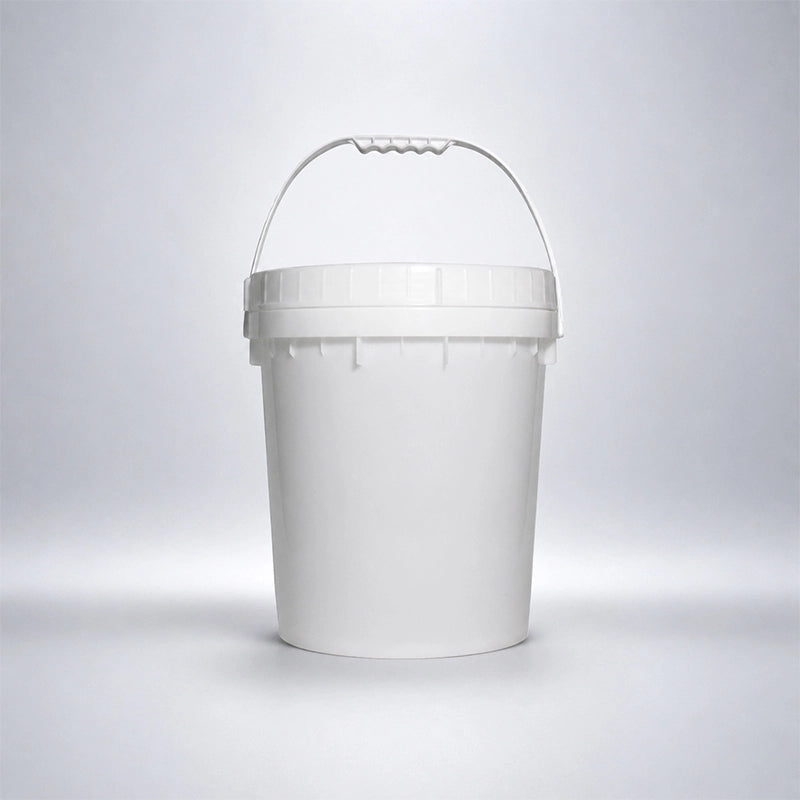 20L 螺纹旋盖塑料包装桶（食品级PP材质+集成塑料提手）｜食品原料、干散货与仓储周转桶